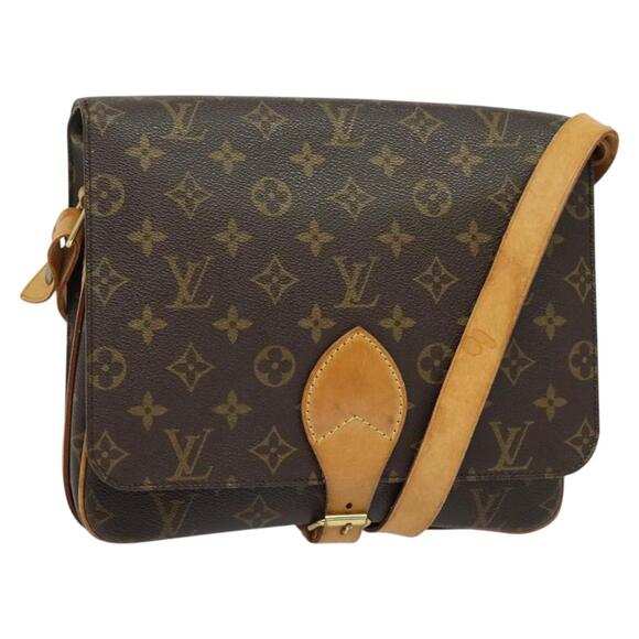 LOUIS VUITTON Monogram Cartouchiere GM Shoulder Bag M51252 - Picture 1 of 16